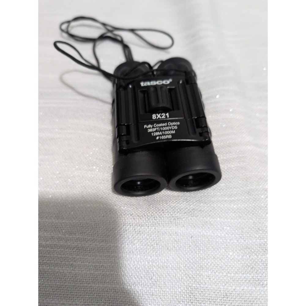 Tasco Binoculars Fully Coated Optics 8x21 Model 165RB 367FT/1000YDS‎ 122M/1000M